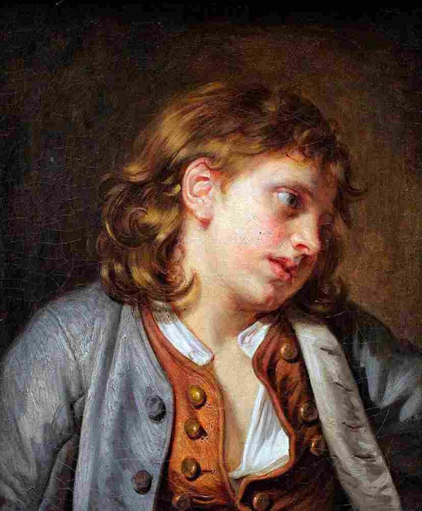greu a Young Peasant Boy Art A4 Photo Print