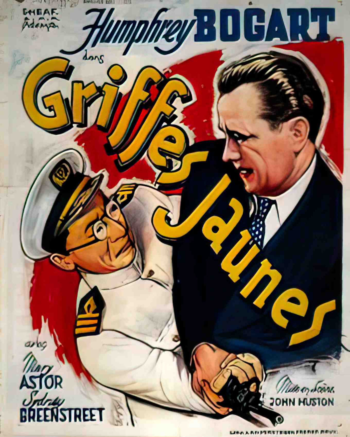 griffes jaunes belge Advert A4 Photo Print