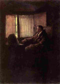 grig Painting Lovers Art A4 Photo Print