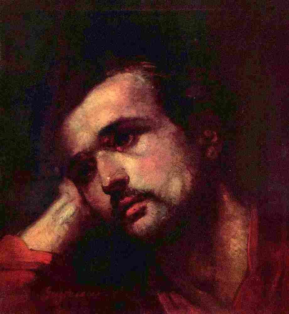 grig Thoughtful Man Art A4 Photo Print