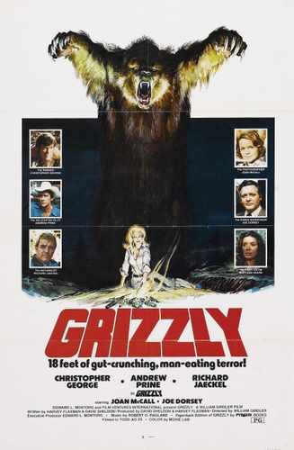 grizzly  01 film star poster A4 Photo Print