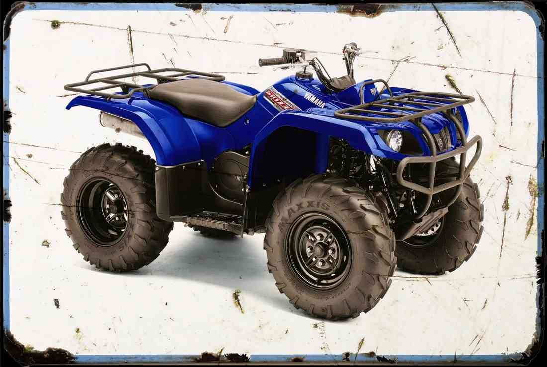 grizzly 350 automatic Yamaha Aged A4 Photo Print