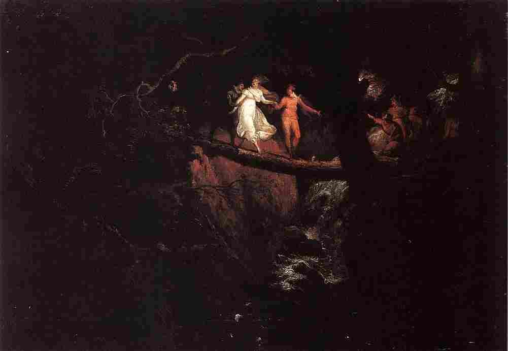 gro Lady Blanche Crosses the Ravine Guided by the Count and Saint Foix Art A4 Photo Print