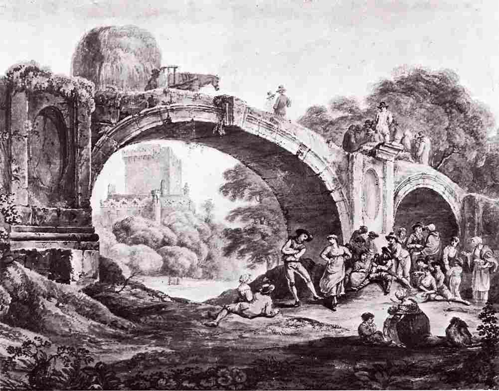 gro The Old Bridge and Blarney Castle Art A4 Photo Print