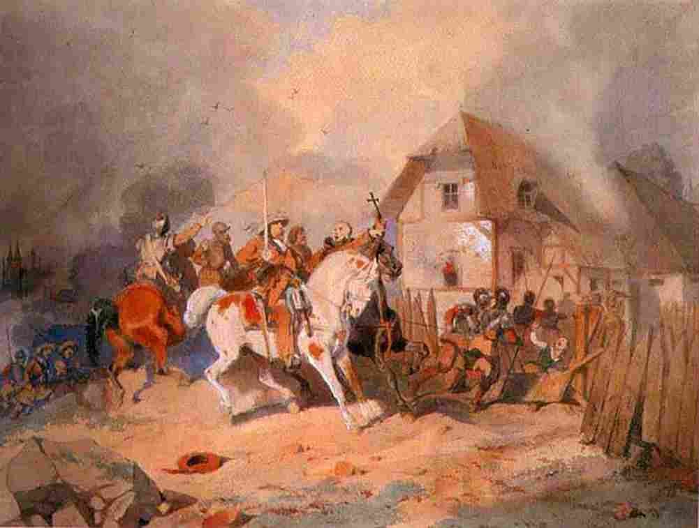 grot Attack the Swedes in the German Countryside Art A4 Photo Print