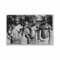 group of indigenous women card auguste bechaud Vintage A4 Photo Print
