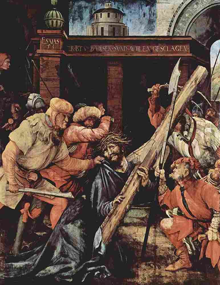 grun Christ Bearing the Cross Art A4 Photo Print