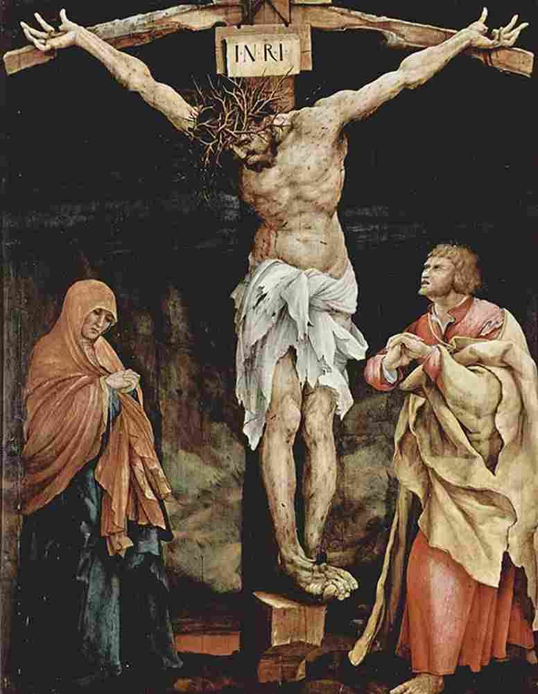 grun Crucifixion Art A4 Photo Print