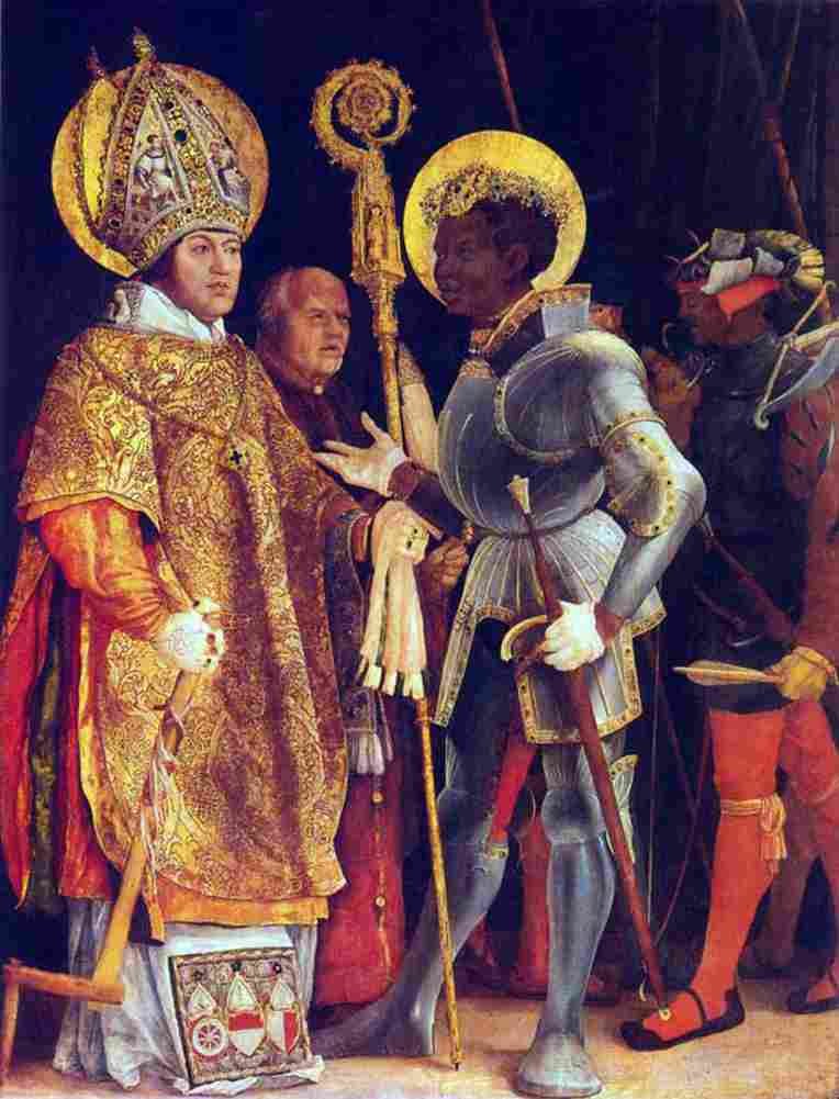 grun Disputation of st Erasmus and st Maurice Art A4 Photo Print