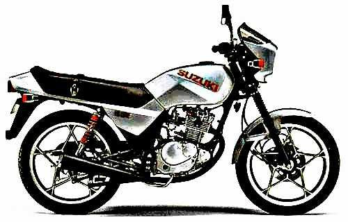 gs125 e motorbike A4 Photo Print