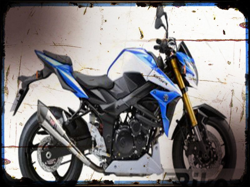 gsr750z abs A4 Photo Print Motorbike Vintage Aged