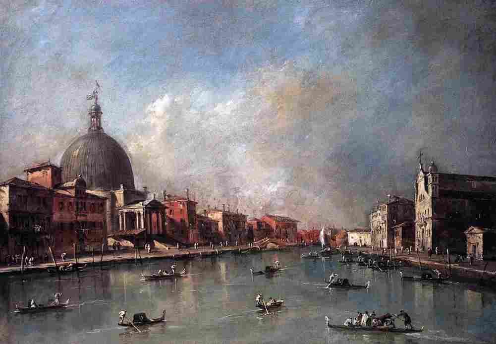 gua The Canal Grande Art A4 Photo Print