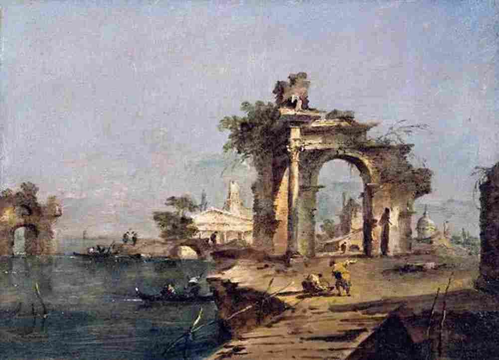 gua Venetian Capriccio Art A4 Photo Print