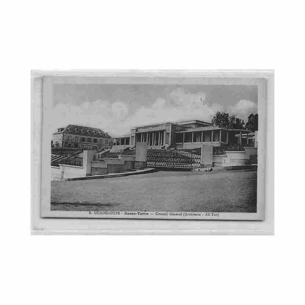 guadeloupe basse terre conseil general ed boisel 9 Vintage A4 Photo Print