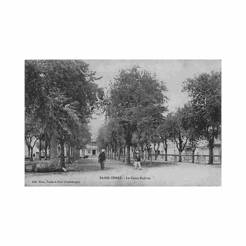 guadeloupe basse terre le cours nolivos ed phos Vintage A4 Photo Print