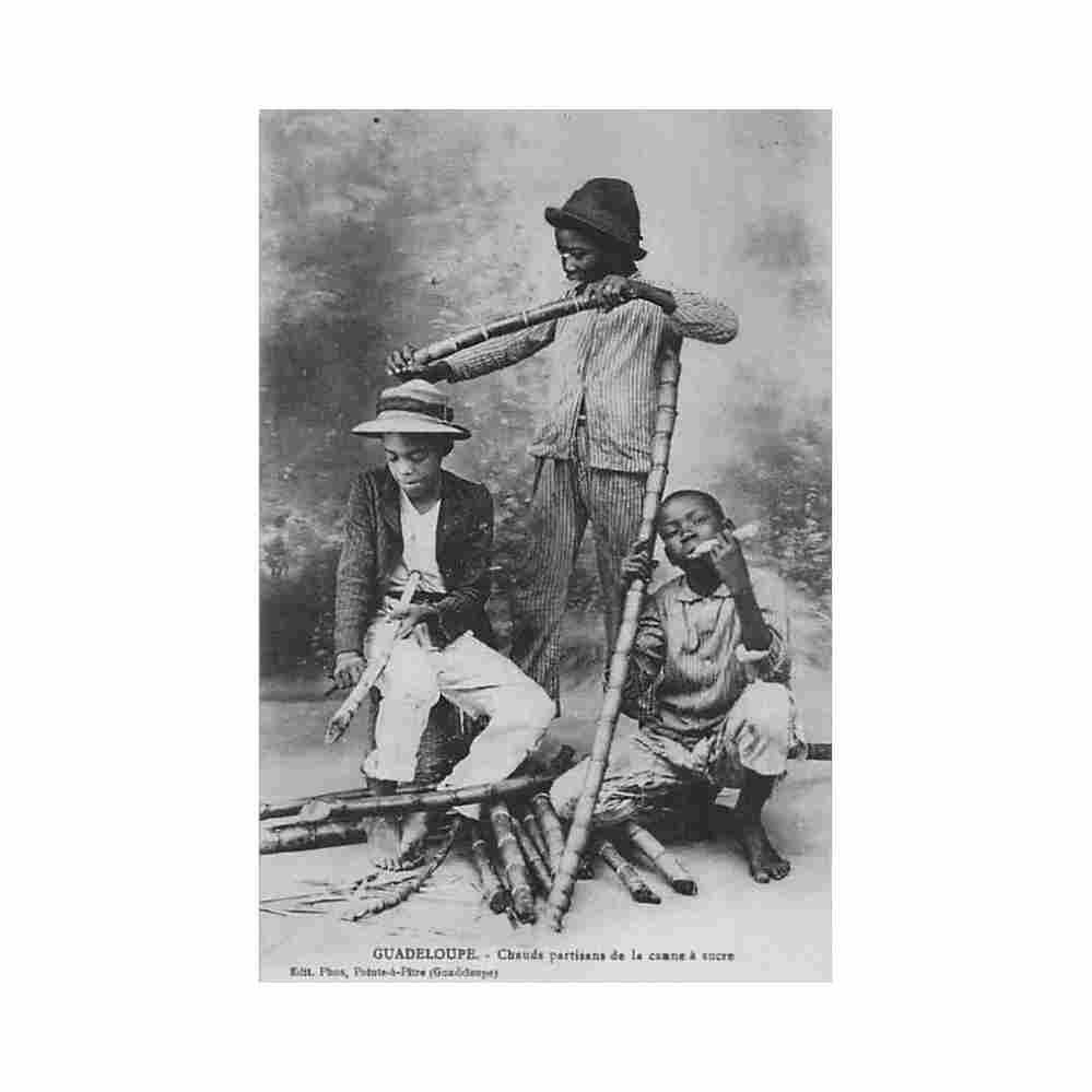 guadeloupe chauds partisans de la canne a sucre ed phos Vintage A4 Photo Print
