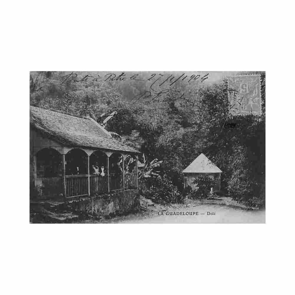 guadeloupe dole ed ch colas co Vintage A4 Photo Print