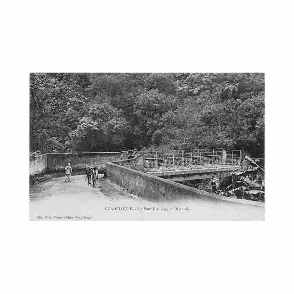 guadeloupe le pont nozieres au matouba ed phos Vintage A4 Photo Print