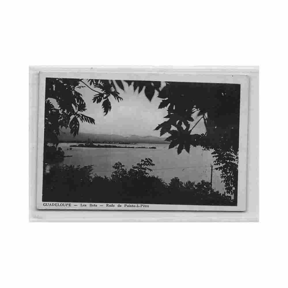 guadeloupe les ilets rade de pointe a pitre ed catan Vintage A4 Photo Print