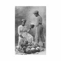 guadeloupe marchande de cocos a l eau ed phos Vintage A4 Photo Print