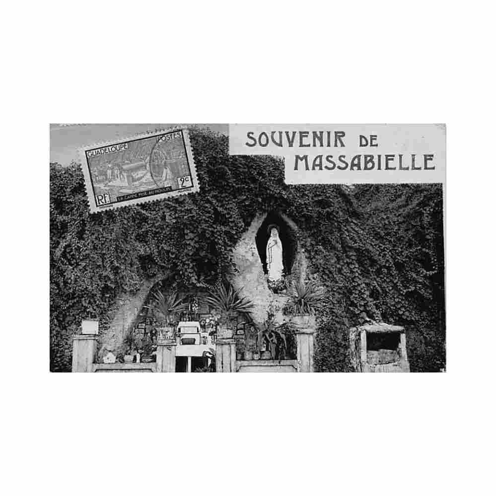 guadeloupe pointe a pitre souvenir de massabielle ed th luce Vintage A4 Photo Print