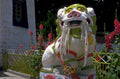 guardian lion statue 1 1980s 1990s A4 Photo Print