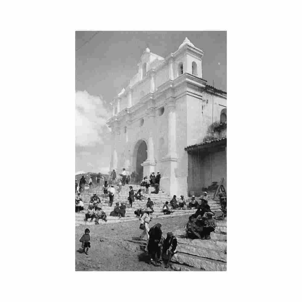 guatemala chichicastenango church b zadik co 188 Vintage A4 Photo Print