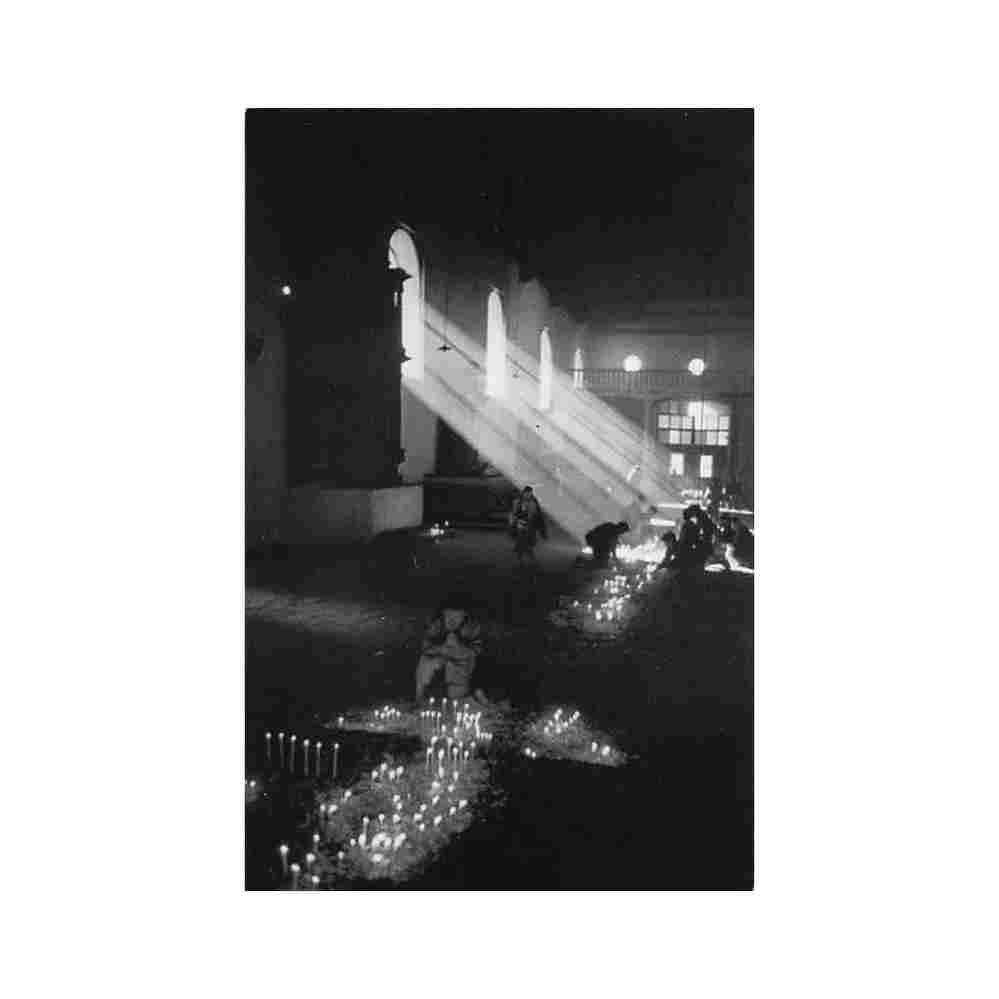 guatemala inside chichicastenango church b zadik co 115 Vintage A4 Photo Print