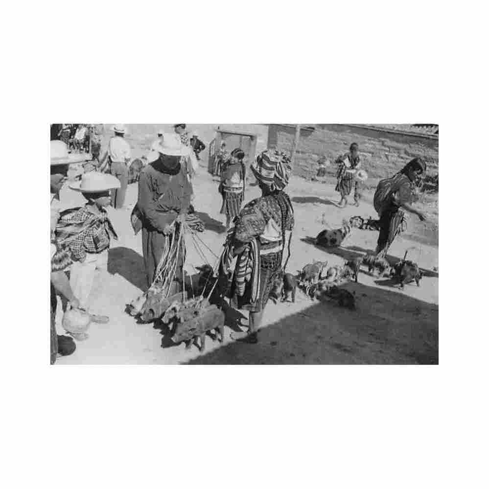 guatemala mercado de chichicastenango el quiche b zadik co 120 Vintage A4 Photo Print