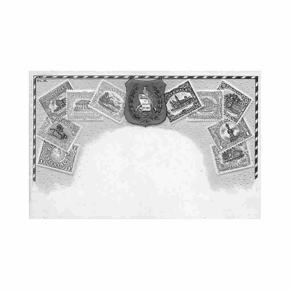 guatemala philatelic postal filatelica o zieher Vintage A4 Photo Print