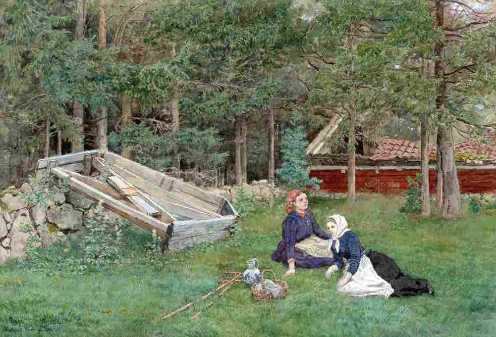 gude The Old Sneplov at the Forest Edge Art A4 Photo Print