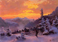 gude Winter Afternoon Art A4 Photo Print