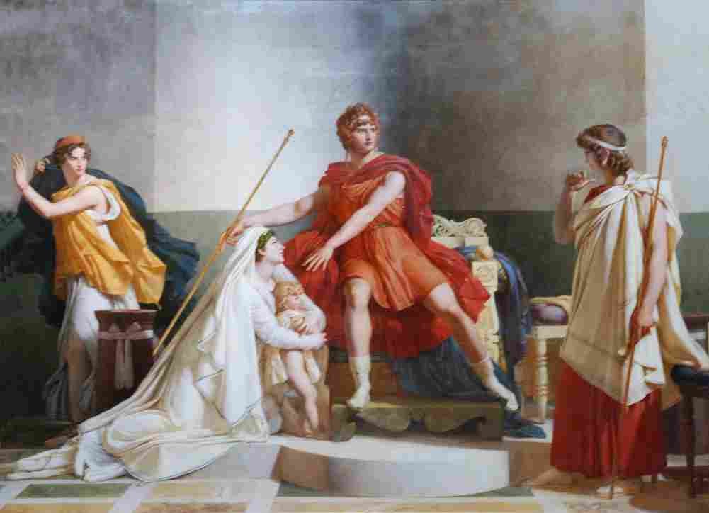 guerin andromache and pyrrhus Art A4 Photo Print