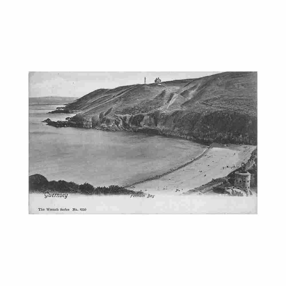guernsey fermain bay the wrench series 8350 Vintage A4 Photo Print