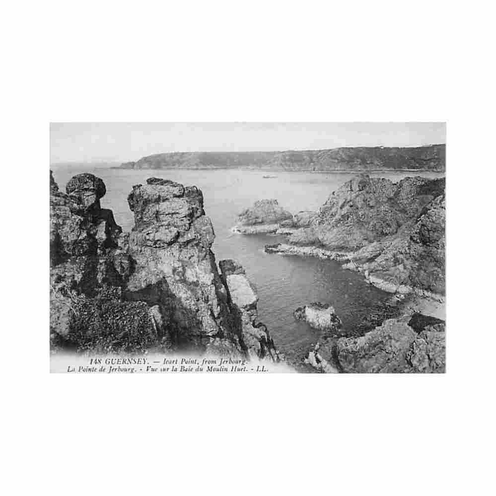 guernsey icart point from jerbourg levy ll 148 Vintage A4 Photo Print