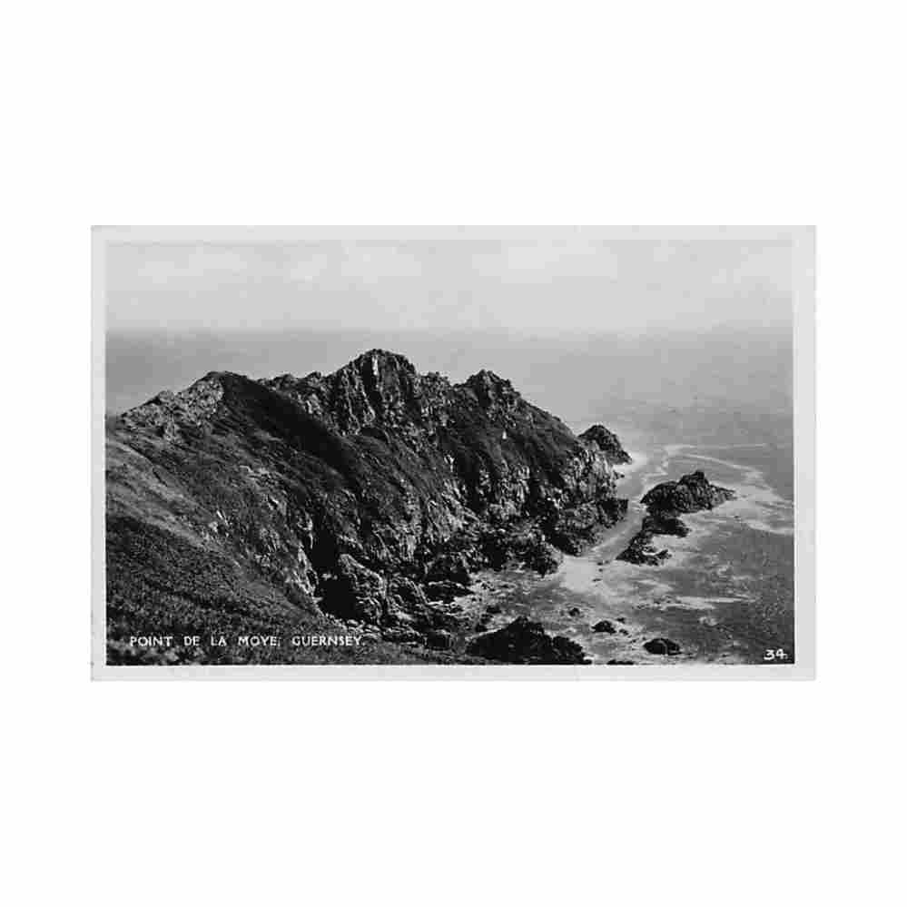 guernsey point de la moye unknwon 34 Vintage A4 Photo Print