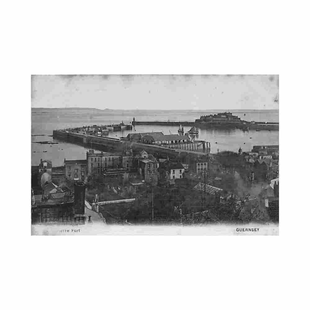 guernsey saint peter port unknwon Vintage A4 Photo Print
