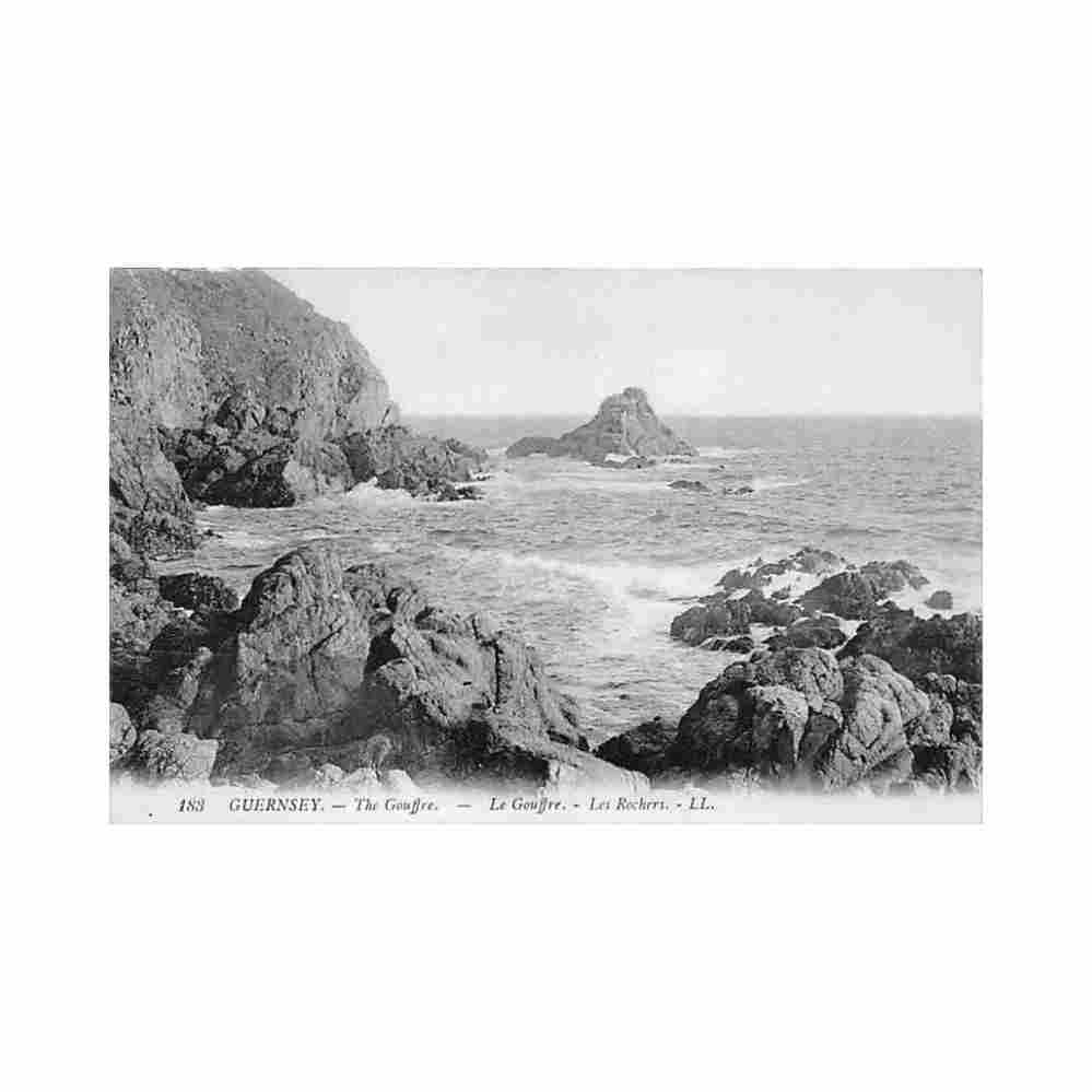 guernsey the gouffre levy ll 183 Vintage A4 Photo Print