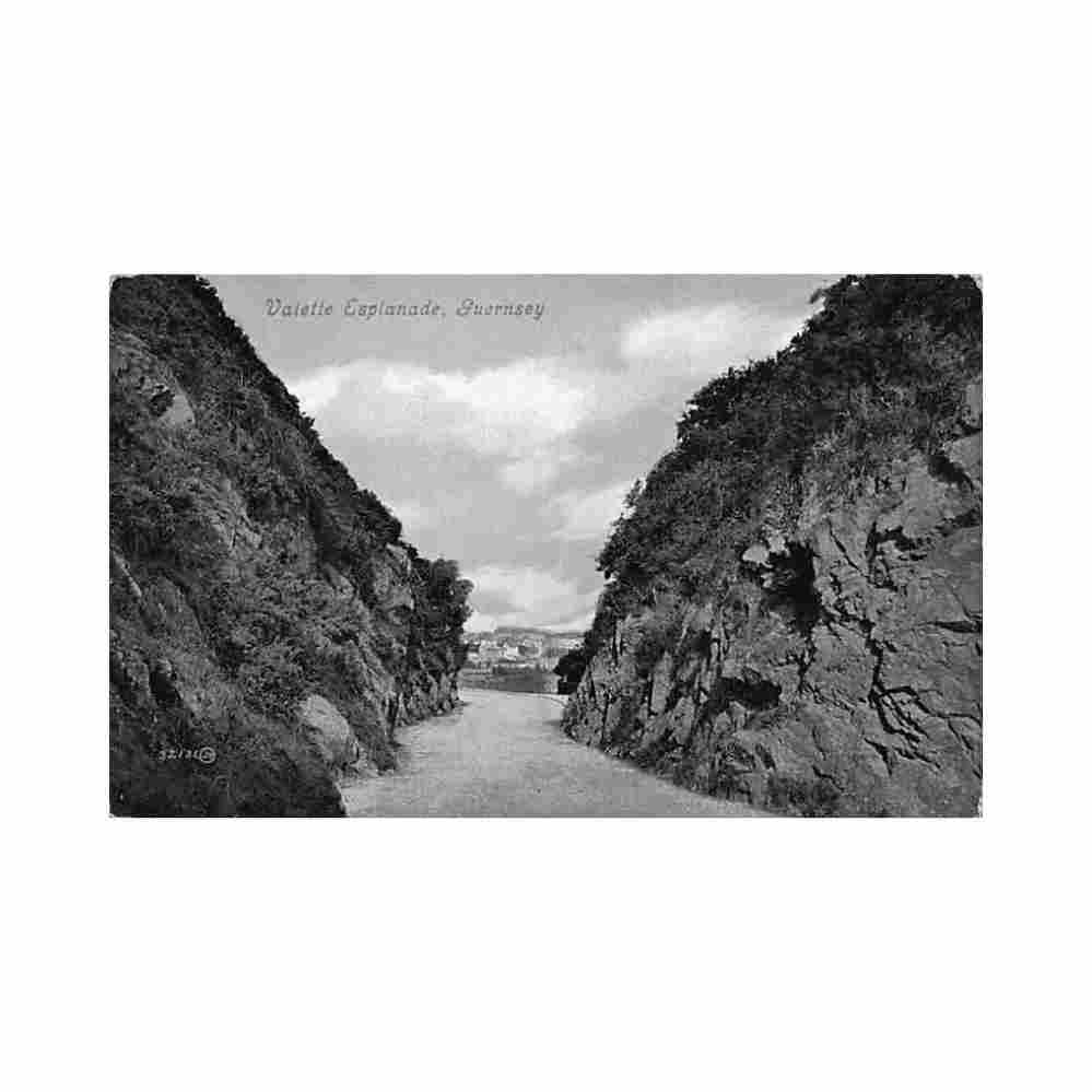 guernsey valette esplanade valentiens series Vintage A4 Photo Print