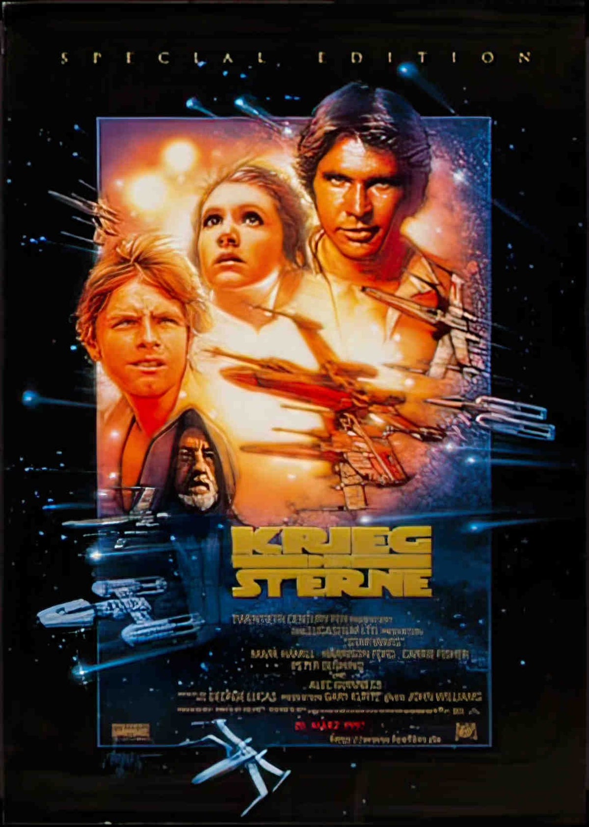 guerre des etoiles SP german Advert A4 Photo Print