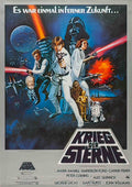 guerre des etoiles la german A0 Advert A4 Photo Print