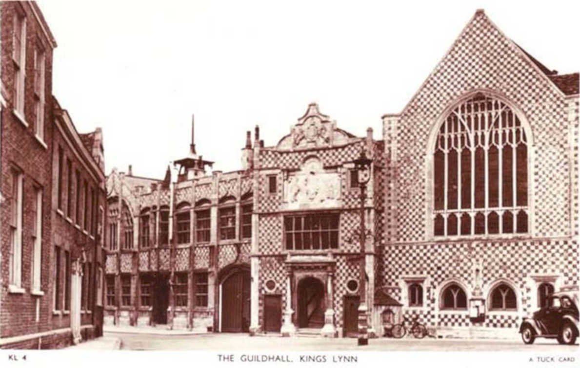 guildhall kings lynnVintage 1880s 1900s A4 Photo Print