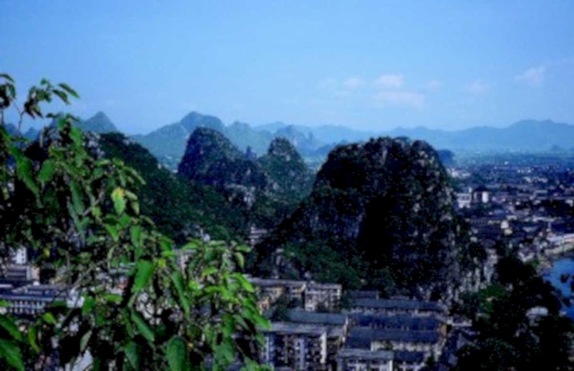 guilin cityscape karst1980s 1990s A4 Photo Print