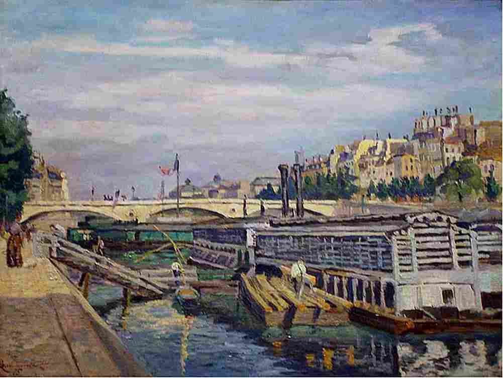 guill The Bridge of Louis Philippe Art A4 Photo Print