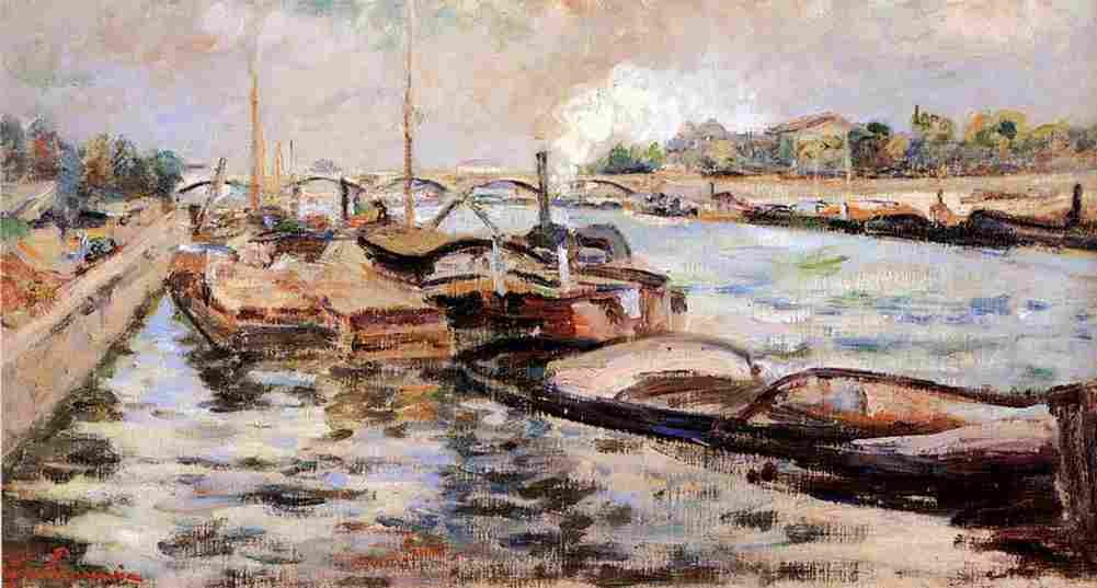 guill The Seine Art A4 Photo Print