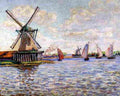 guill Windmills in Holland Art A4 Photo Print