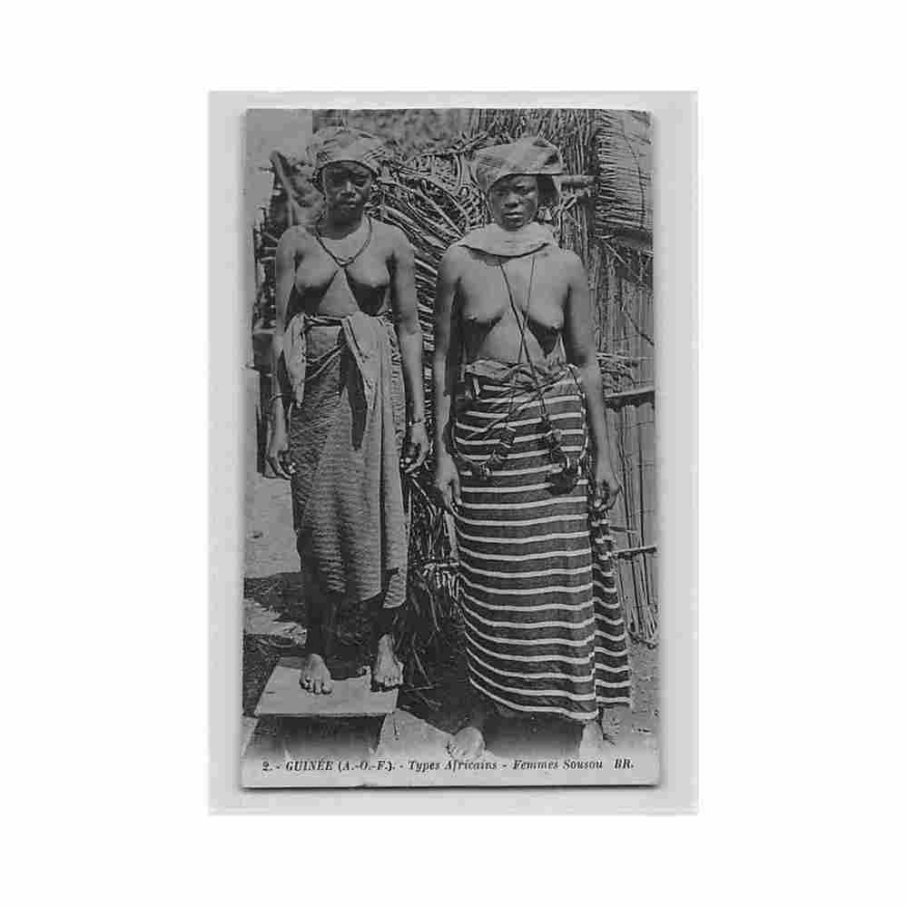 guinea conakry women soussou bloc freres 2 Vintage A4 Photo Print