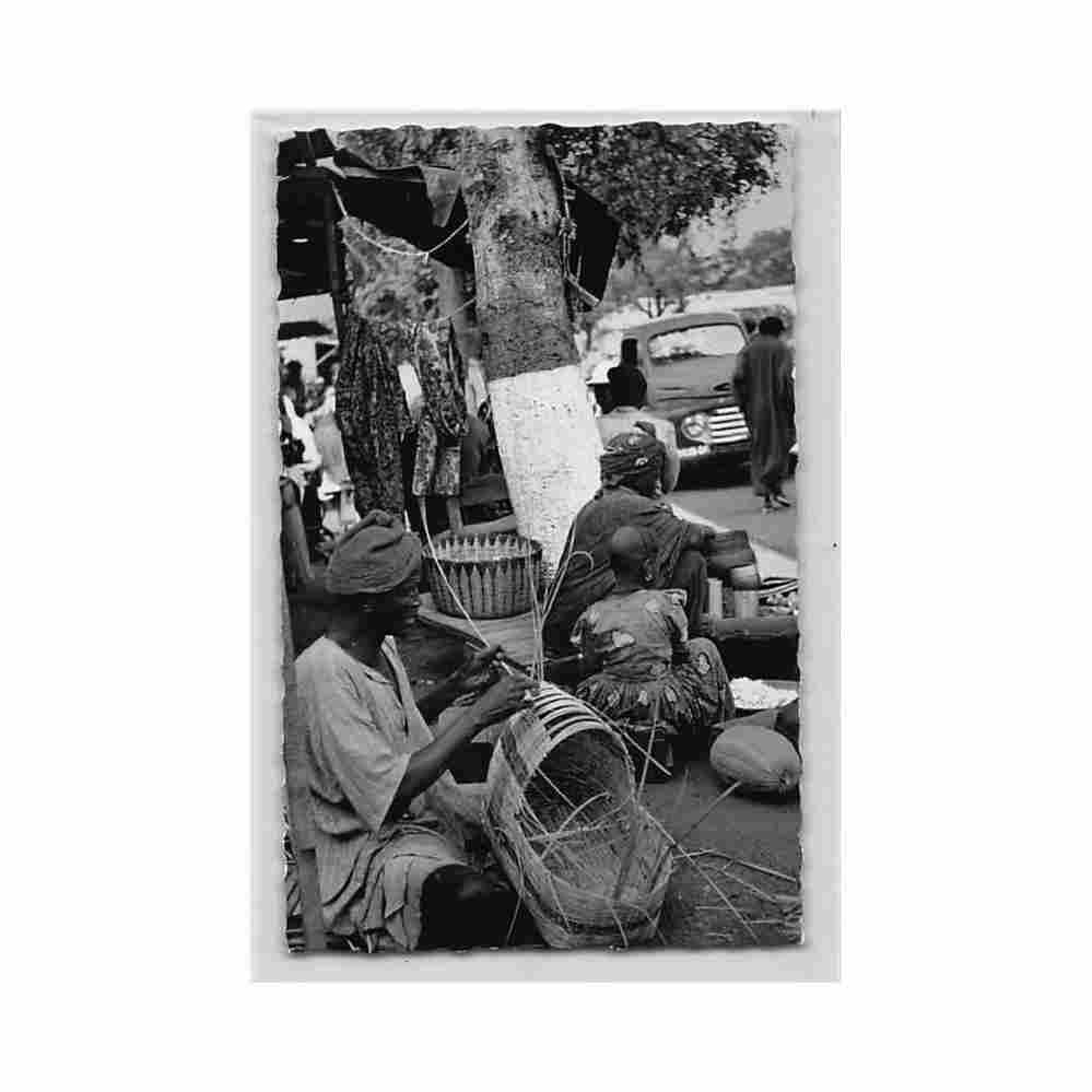 guinee conakry artisan vannier au marche ed cogex 2703 Vintage A4 Photo Print