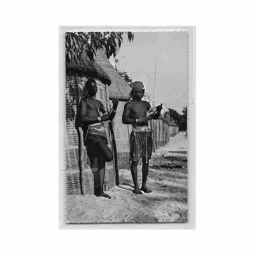 guinee conakry coniaguis devant leur maison ed cogex 2136 Vintage A4 Photo Print