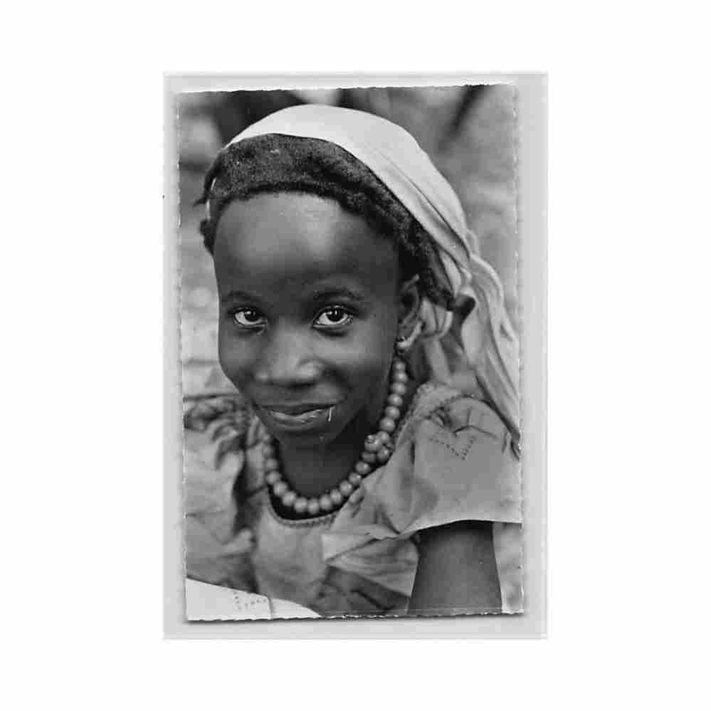 guinee conakry jeune femme ed cogex 2726 Vintage A4 Photo Print